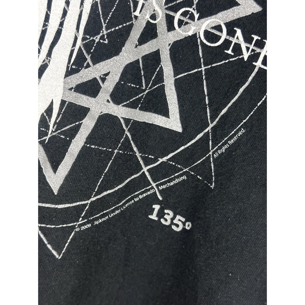 2009 Slipknot All Hope Is Gone Double Sided Band T-Shirt Black Size Large - Picture 4 of 9